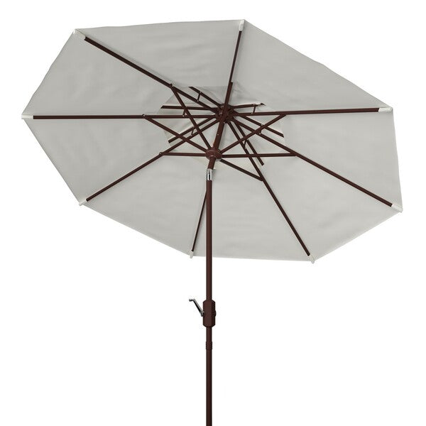 Lorenia White Double Top Market Umbrella (9ft) - The Mayfair Hall