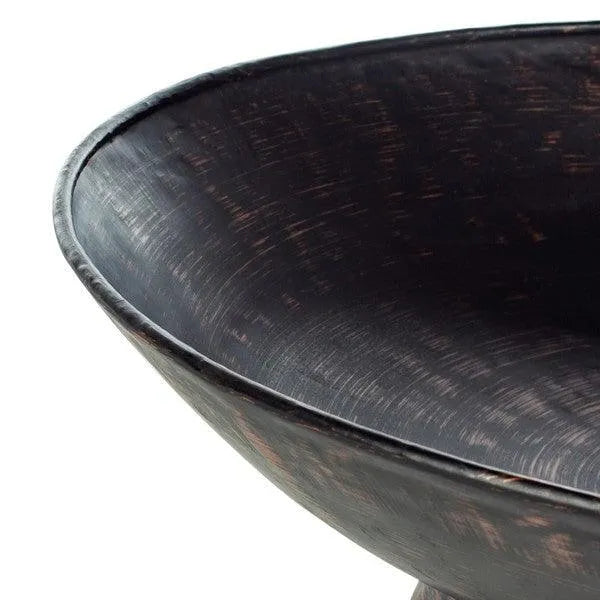 Black Iron Outdoor Fire Pit - The Mayfair Hall