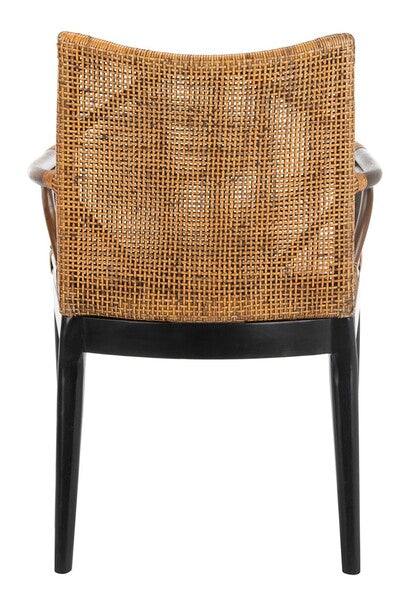 Gianni British Colonial Natural Rattan Arm Chair - The Mayfair Hall