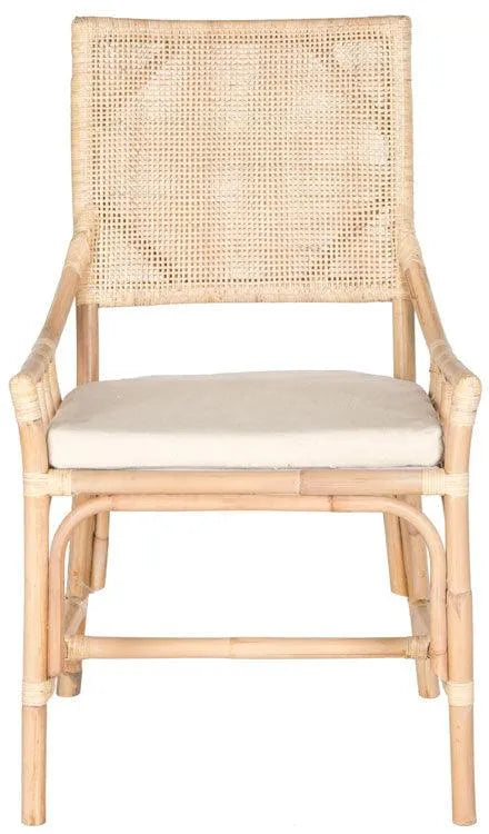 Donatella Natural White Wash Rattan Chair - The Mayfair Hall