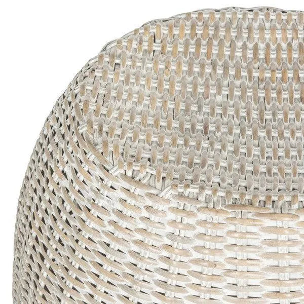 Safavieh Remi Chic Antique Grey Rattan End Table