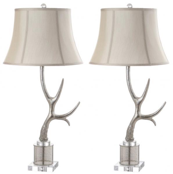 16-INCH H AANTLER TABLE LAMP - The Mayfair Hall
