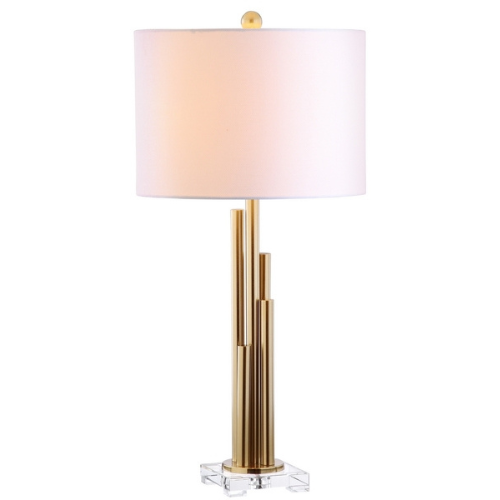 32-INCH H BRASS GOLD FINISH TABLE LAMP (SET OF 2) - The Mayfair Hall