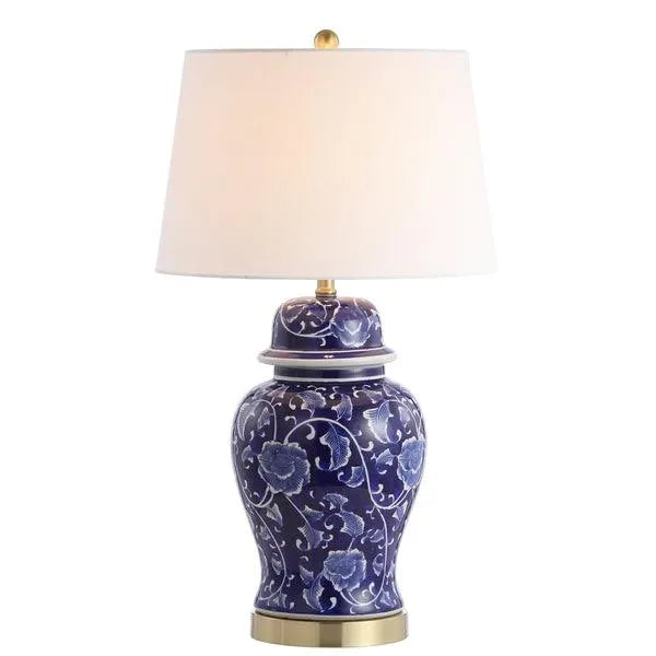 Aharon Chinoiserie Ginger Jar Table Lamp (Set of 2) - The Mayfair Hall