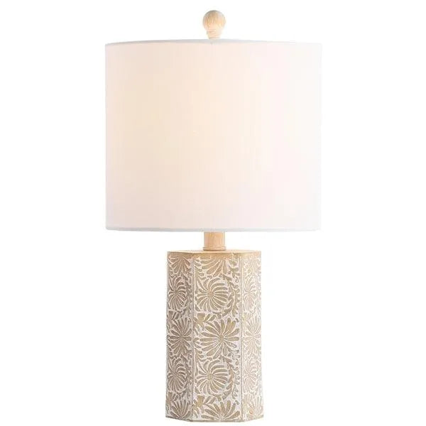 Eliseo Beige Pattern Table Lamp - The Mayfair Hall