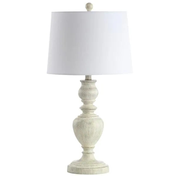 Zabi White-Washed Traditional Table Lamp (Set of 2) - The Mayfair Hall