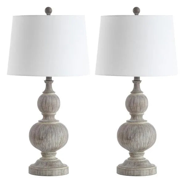 28.5-INCH H ELEGANT GREY TABLE LAMP (SET OF 2) - The Mayfair Hall