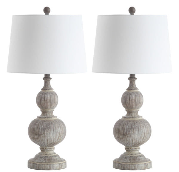 28.5-INCH H ELEGANT GREY TABLE LAMP (SET OF 2) - The Mayfair Hall