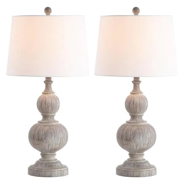 28.5-INCH H ELEGANT GREY TABLE LAMP (SET OF 2) - The Mayfair Hall