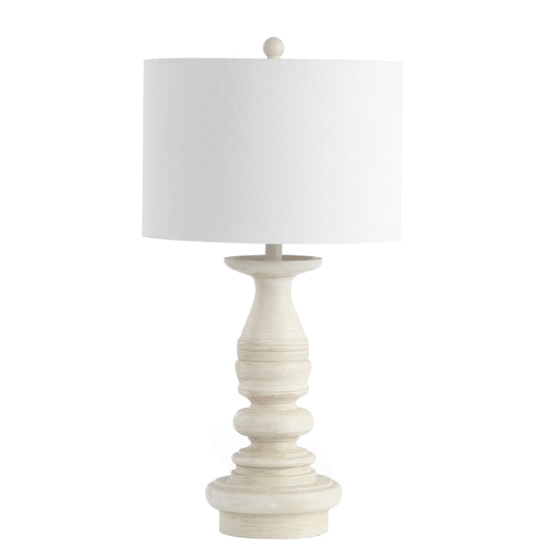 Jareth White-Washed Classic Table Lamp (Set of 2) - The Mayfair Hall