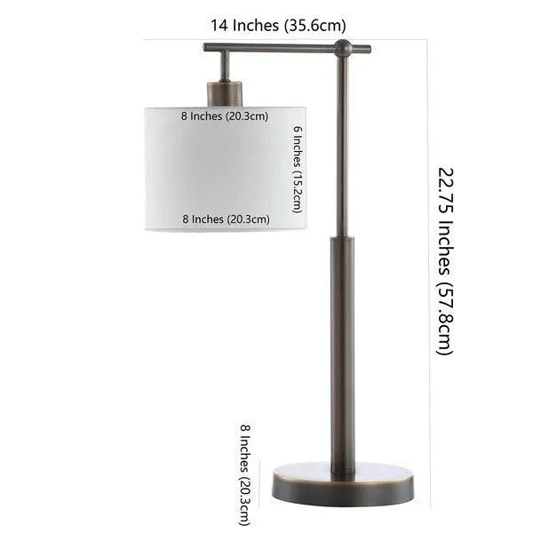 Harlan Brown Minimalist Table Lamp - The Mayfair Hall