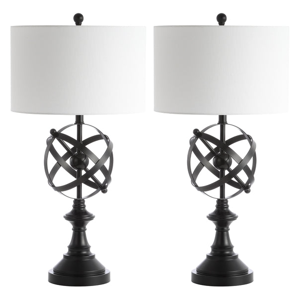 Miles Iron Sphere Table Lamp (Set of 2) - The Mayfair Hall