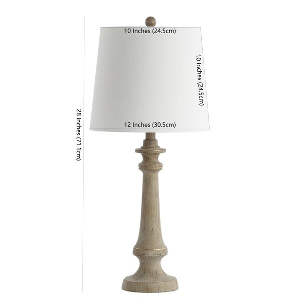 28-INCH H ANTIQUE BROWN TABLE LAMP - The Mayfair Hall