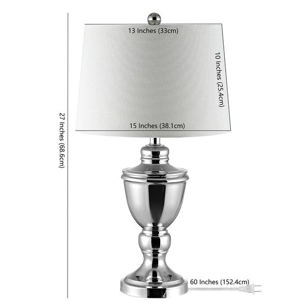 Ressa Medieval Goblet Nickel Table Lamp - The Mayfair Hall
