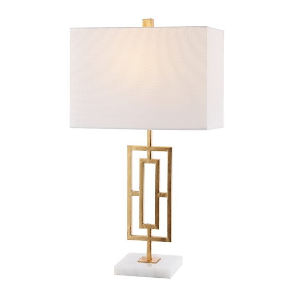 26.25-INCH H GOLD LEAF IRON TABLE LAMP (SET OF 2) - The Mayfair Hall