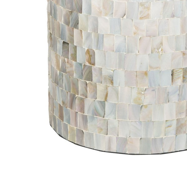 Ariel Sophisticated Mosaic Round Stool / Side Table - The Mayfair Hall