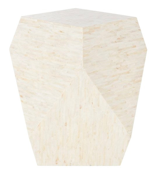 Contemporary Mosaic Geometric Side Table - The Mayfair Hall