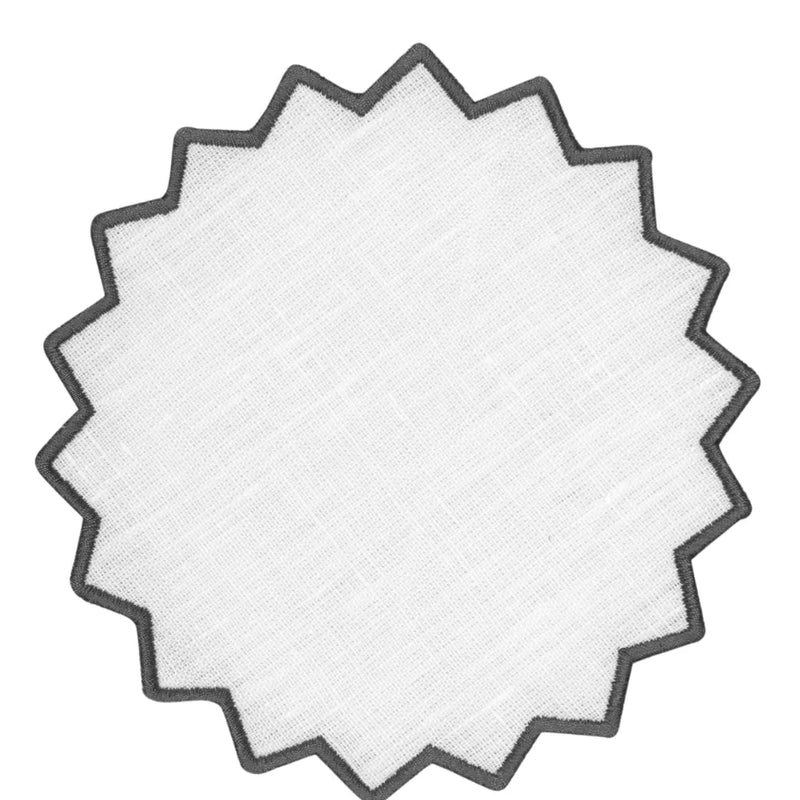 Los Encajeros Triangu Black/Grey Coasters (Set of 4) - The Mayfair Hall