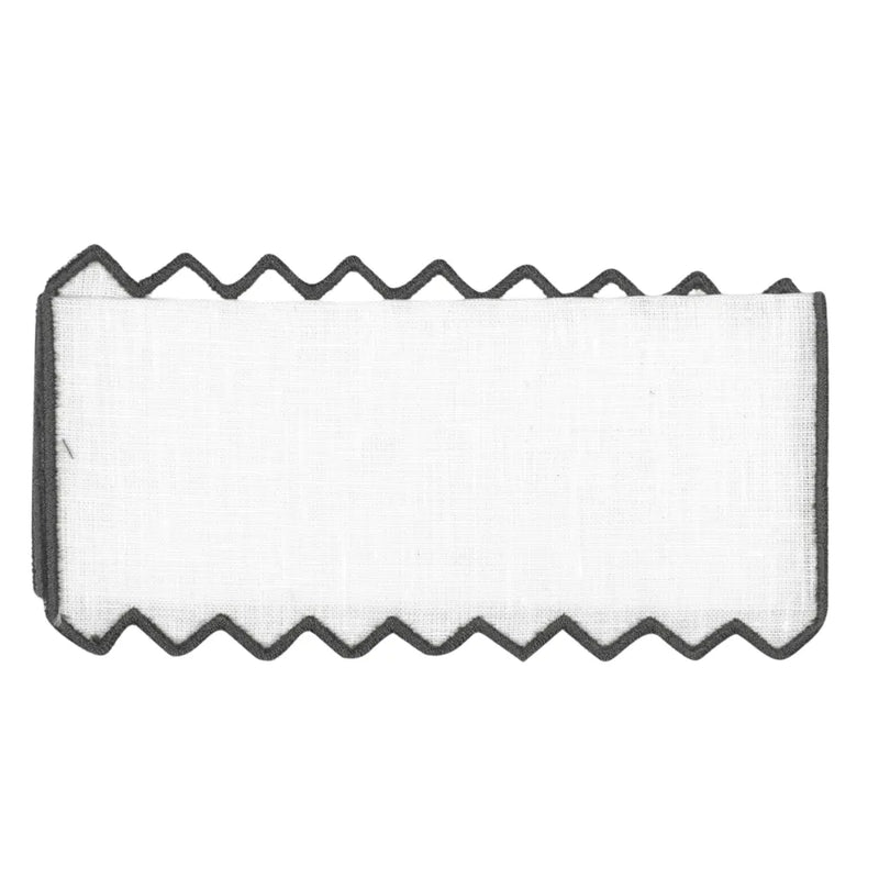 Los Encajeros Triangu Black/Grey Cocktail Napkins (Set of 4) - The Mayfair Hall