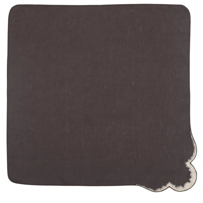 Los Encajeros Valver Brown Napkins (Set of 4) - The Mayfair Hall