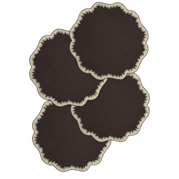 Los Encajeros Valver Brown Placemats (Set of 4) - The Mayfair Hall