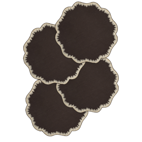 Los Encajeros Valver Brown Placemat (Set of 4) - The Mayfair Hall