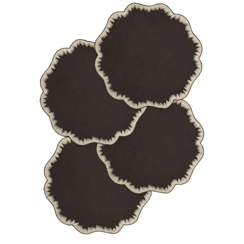 Los Encajeros Valver Brown Placemats (Set of 4) - The Mayfair Hall