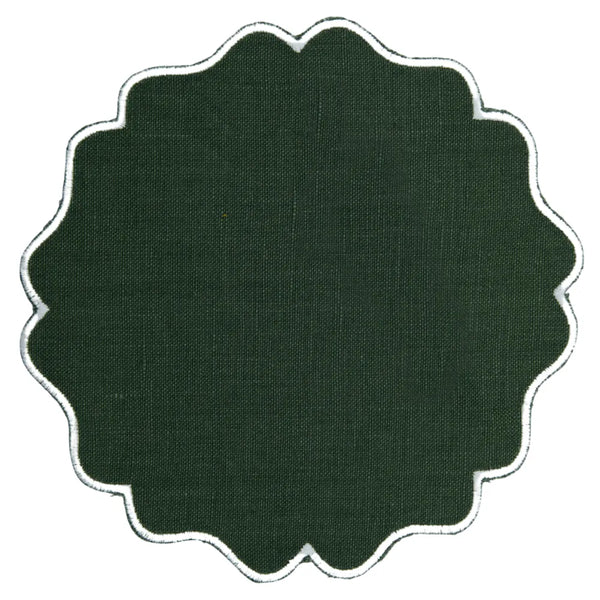Los Encajeros Valver Green Coaters ( Set of 4) - The Mayfair Hall