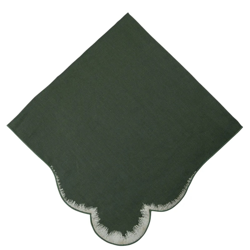 Los Encajeros Valver Green Napkin (Set of 4) - The Mayfair Hall