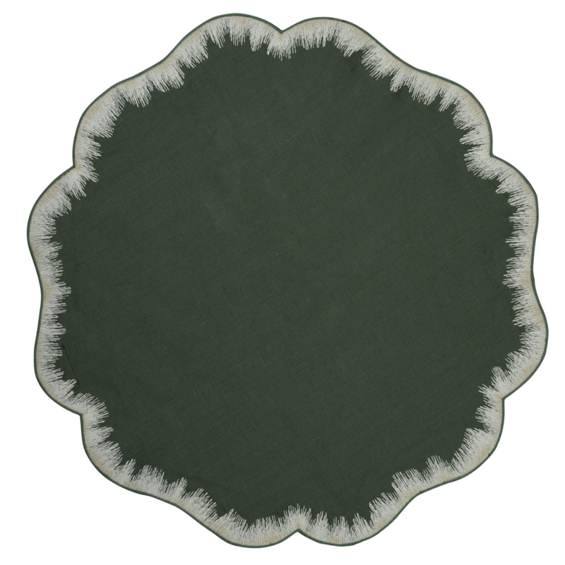 Los Encajeros Valver Green Placemat (Set of 4) - The Mayfair Hall
