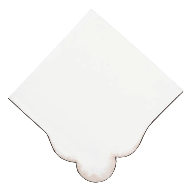Los Encajeros Valver Off White/Beige Napkins (Set of 4) - The Mayfair Hall