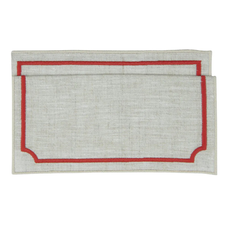 Los Encajeros Vega Eco/Blood Orange Cocktail Napkins (Set of 4) - The Mayfair Hall