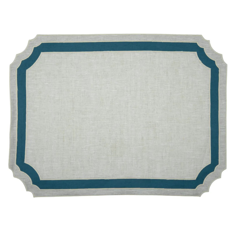 Los Encajeros Vega Eco/Peacock Placemats (Set of 4) - The Mayfair Hall