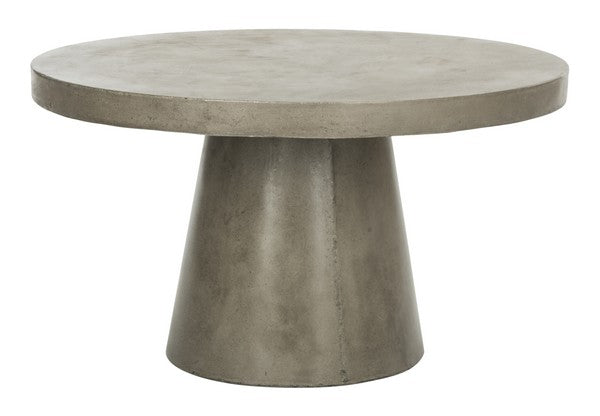 Delfia Modern Concrete Indoor-Outdoor Coffee Table - The Mayfair Hall