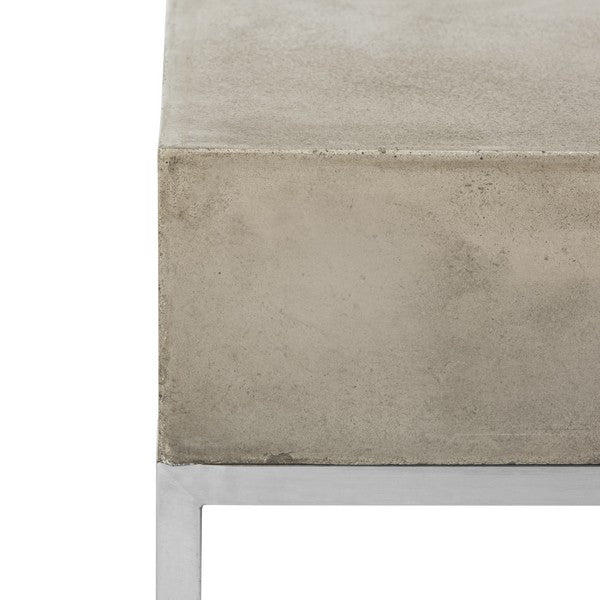 Eartha Concrete Indoor-Outdoor Mod Coffee Table - The Mayfair Hall