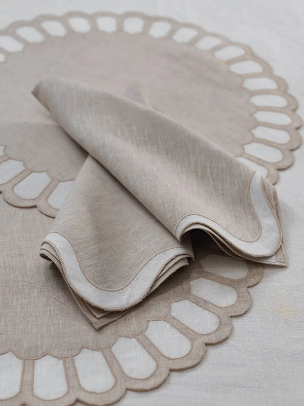 Los Encajeros Zurbano Eco Napkins (Set of 4) - The Mayfair Hall