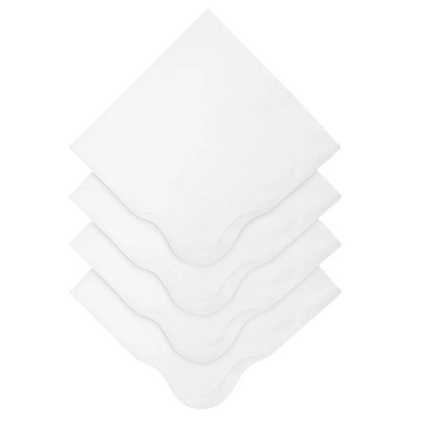 Los Encajeros Zurbano White Napkin (Set of 4) - The Mayfair Hall