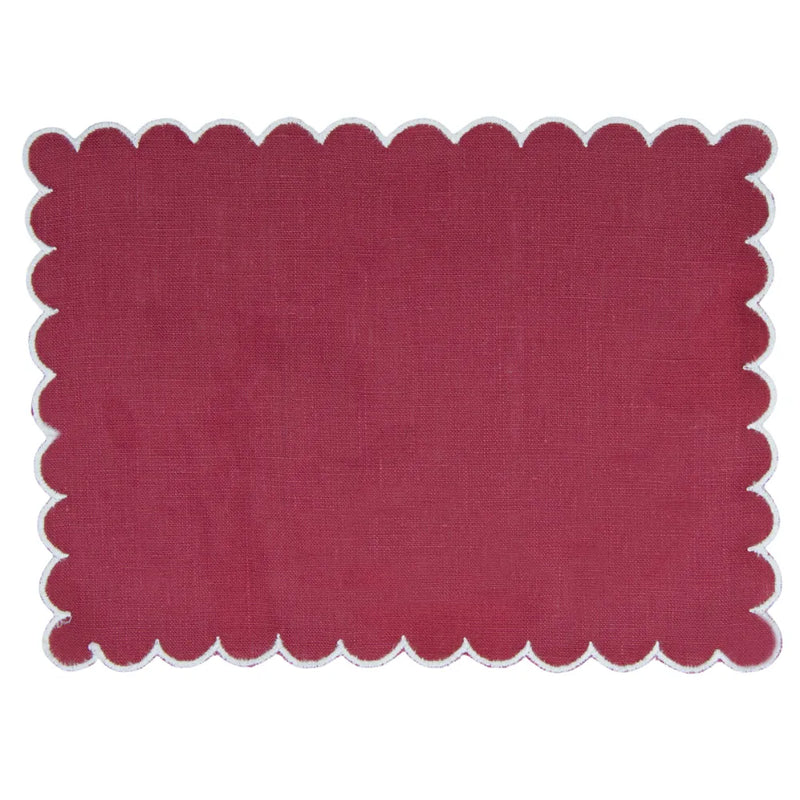 Los Encajeros Zurbano Cardenal Cocktail Napkins (Set of 4) - The Mayfair Hall